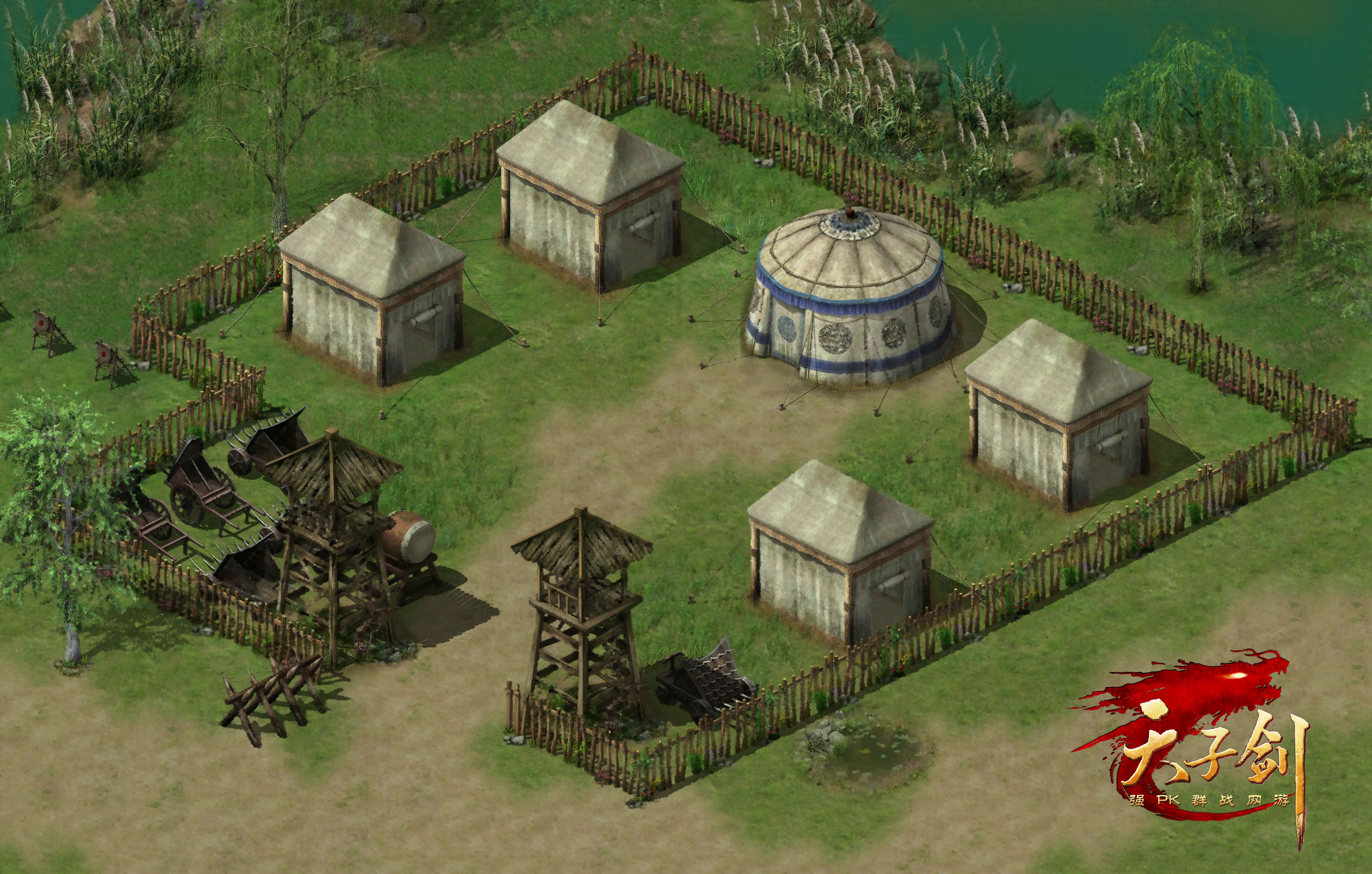 原画欣赏 - 蒙古包